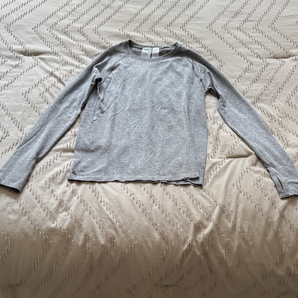 CALIA grey longsleeve athletic top